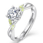 S925 sterling silver diamond ring affordable luxury fashion simple ring foreign trade cross-border jewelry silver accessories processing ring for women
